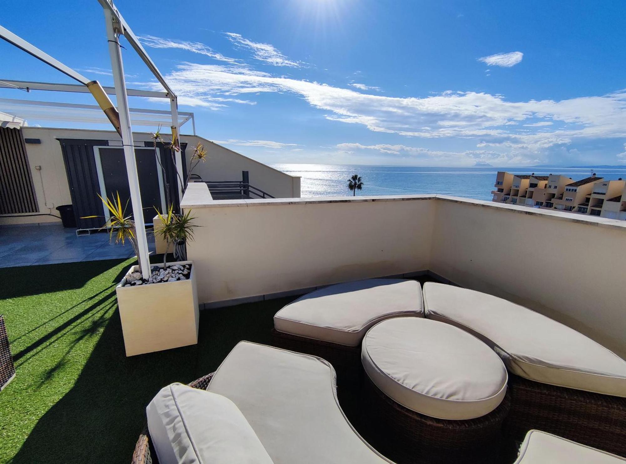 Luxury Duplex Infinity Pool Ehhouse Apartment Estepona Bagian luar foto
