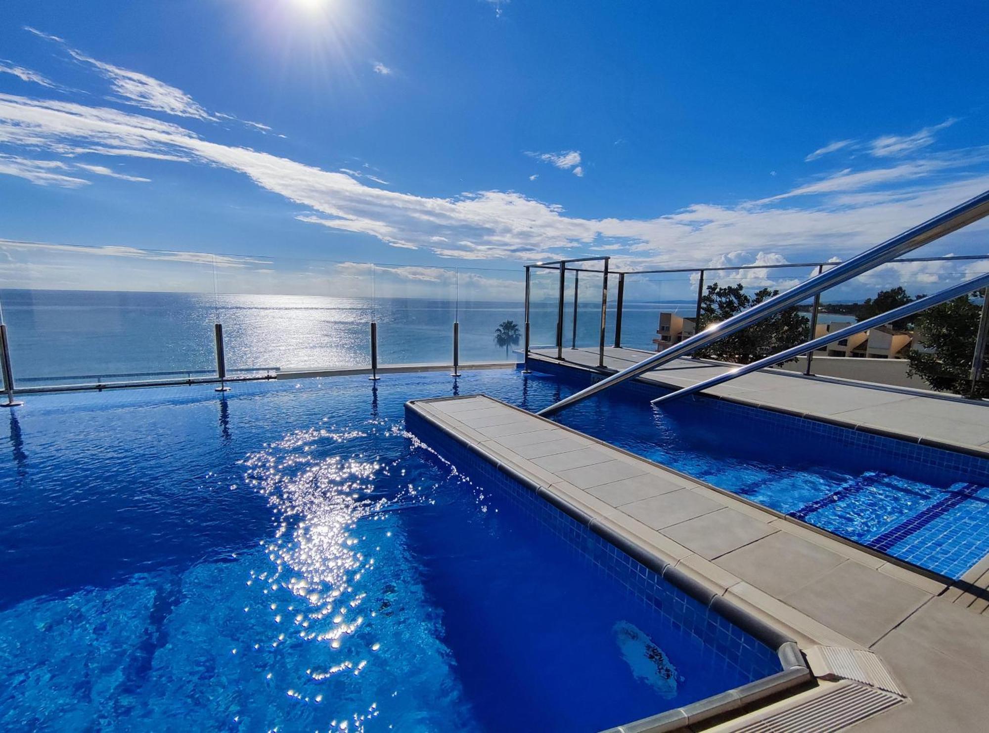 Luxury Duplex Infinity Pool Ehhouse Apartment Estepona Bagian luar foto